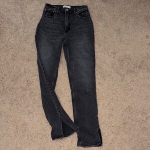 Abercrombie & Fitch Women's Curve Love 90s Ultra High Rise Jeans